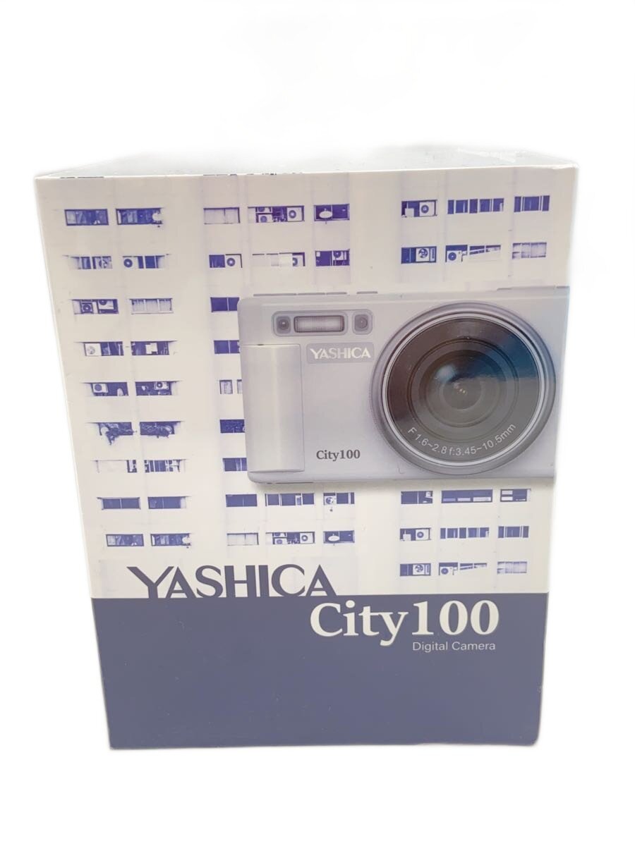 【中古】YASHICA◆コンパクトデジタルカメラ/YAS-DGC100-WH//【カメラ】