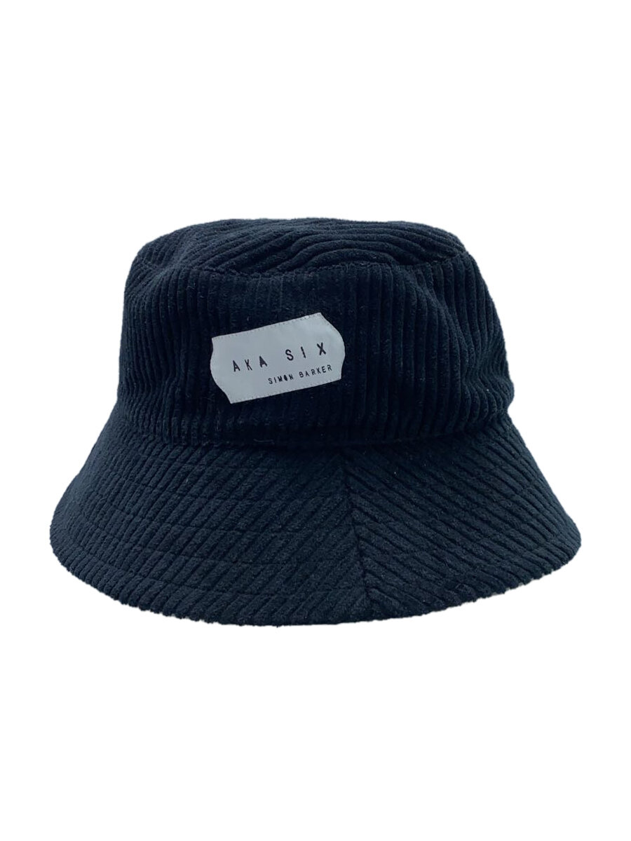 【中古】CA4LA◆バケットハット/--/コーデュロイ/BLK/無地/メンズ【服飾雑貨他】