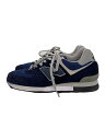 【中古】NEW BALANCE◆ローカットスニーカー/US7.5/NVY/OU576PNV【シューズ】