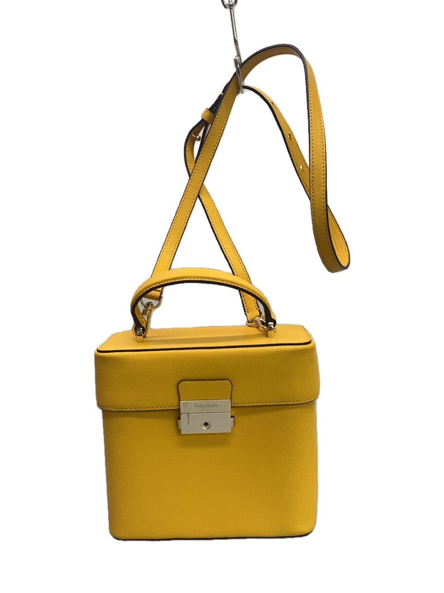 KATE SPADE - 【中古】kate spade new york◆ショルダーバッグ/レザー/YLW【バッグ】
