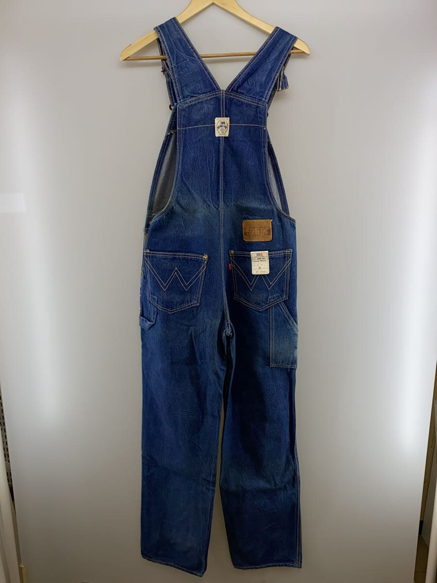 【中古】EDWIN◆オーバーオール/32/デニム/BLU【メンズウェア】