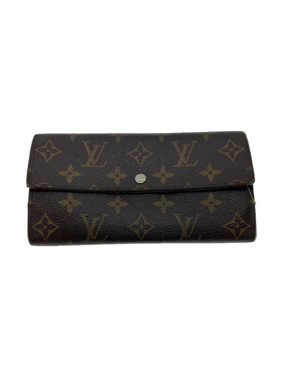 乐天商城 - 【中古】LOUIS VUITTON◆3)ポシェット・ポルト・モネ・クレディ_モノグラム・キャンバス_BRW/PVC/BRW/レディース【服飾雑貨他】
