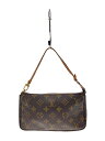 【中古】LOUIS VUITTON◆1)ポシェット・アクセソワール_モノグラム・キャンバス_BRW/PVC/BRW【バッグ】(4)