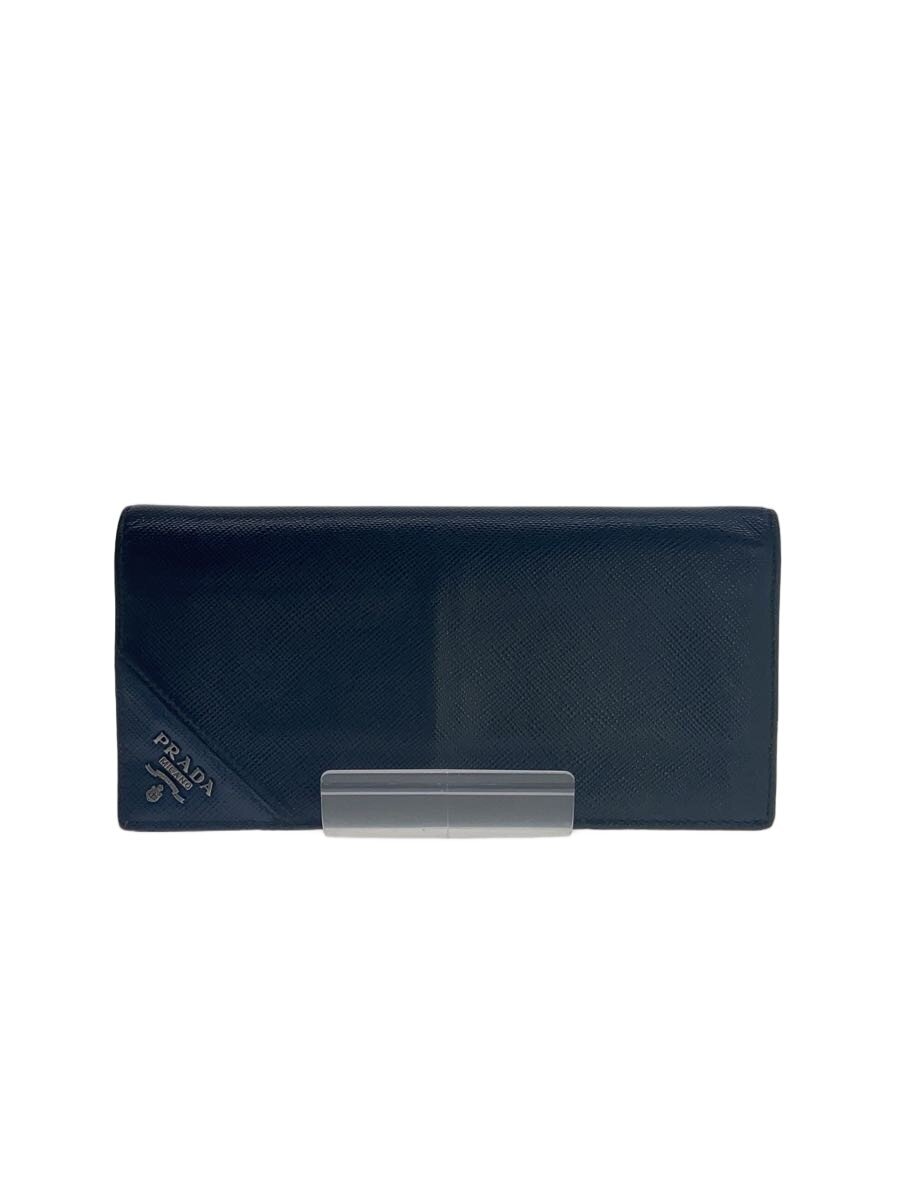 Clothing Accessories (Caps, Ties, Belts) - 【中古】PRADA◆長財布/--/BLK/無地/メンズ【服飾雑貨他】