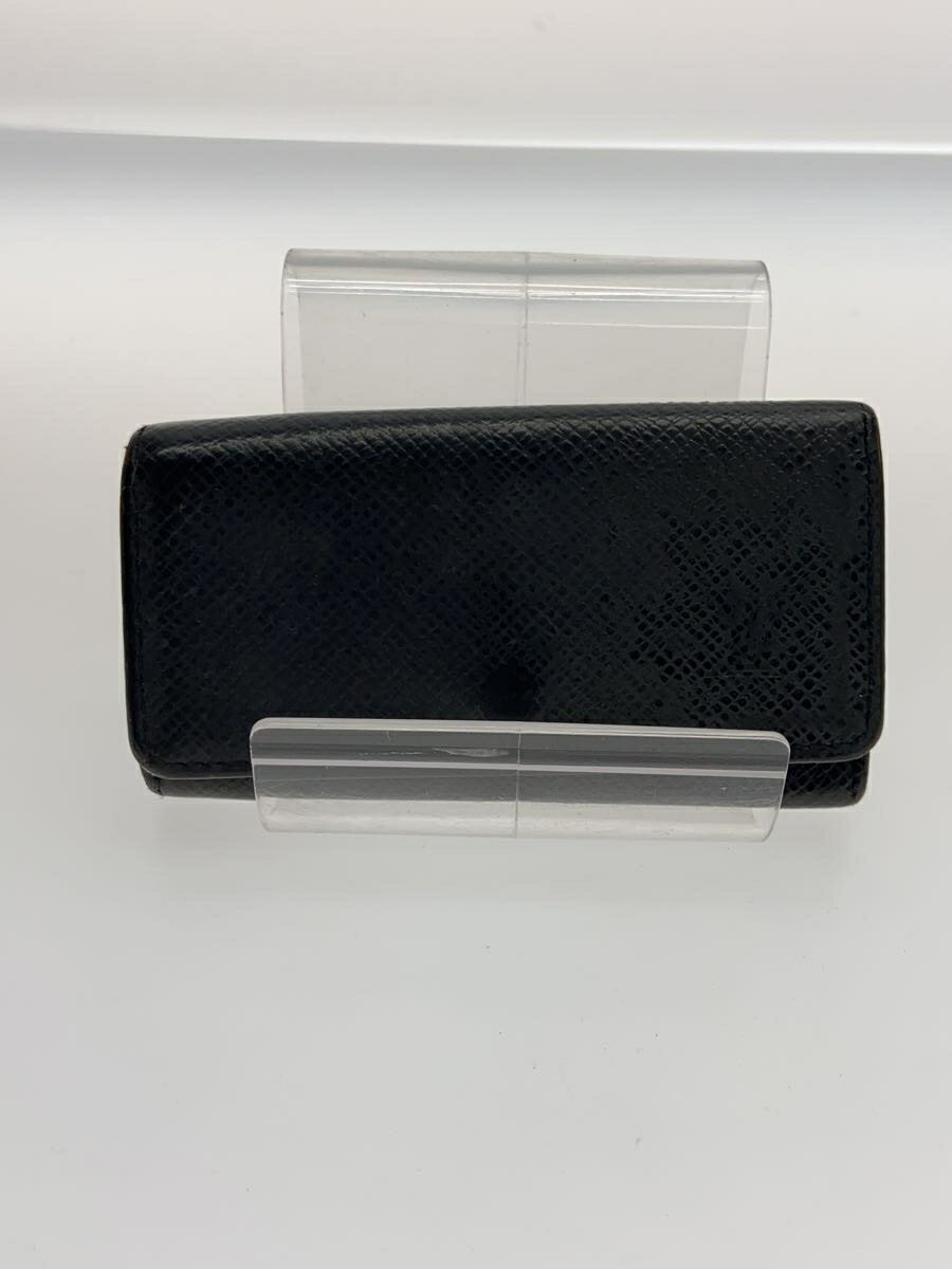 【中古】LOUIS VUITTON◆ミュルティクレ4_タイガ_BLK/--/BLK/メンズ【服飾雑貨他】