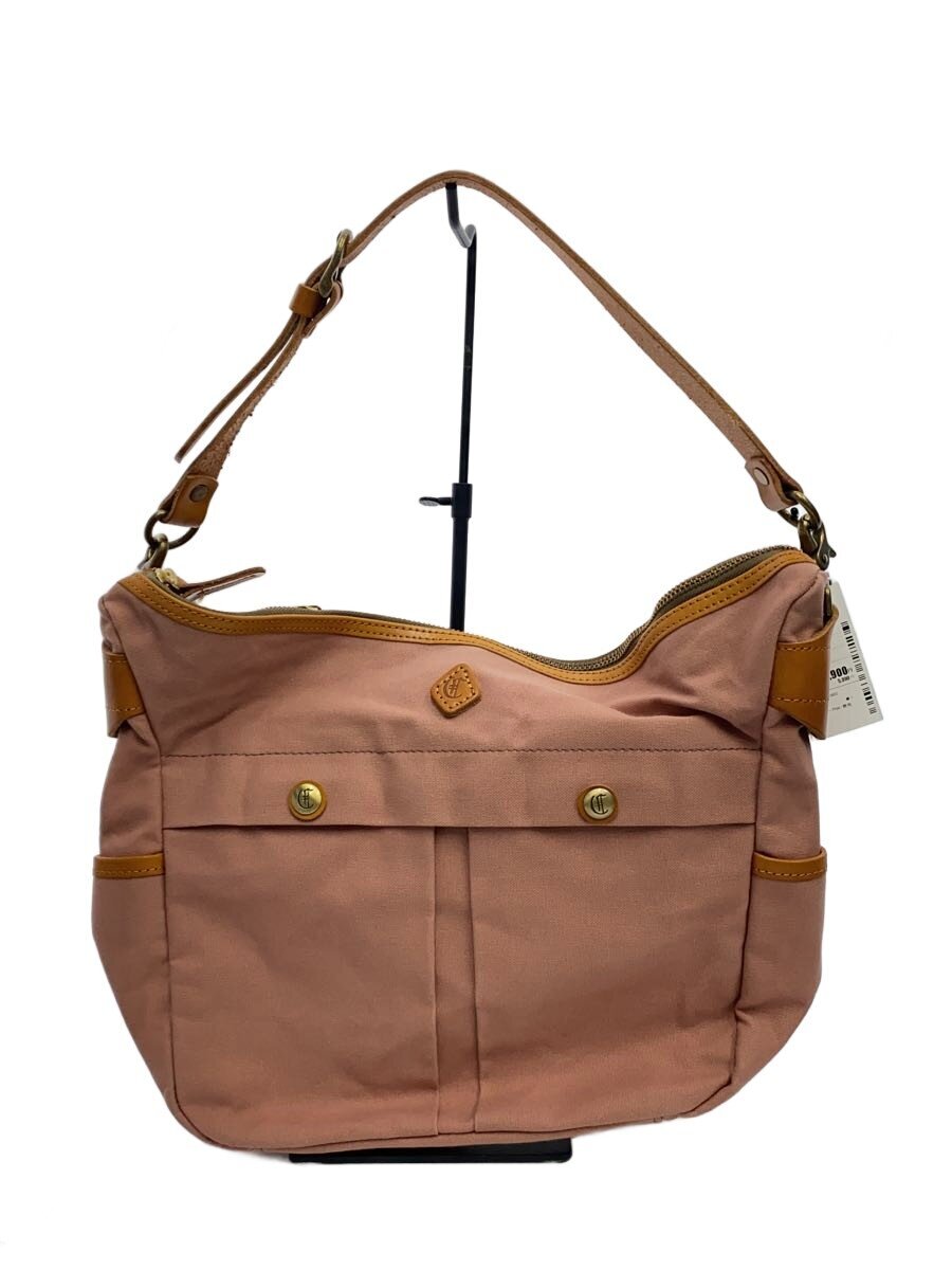 【中古】CLEDRAN◆ショルダーバッグ/--/PNK/無地【バッグ】(4.0)