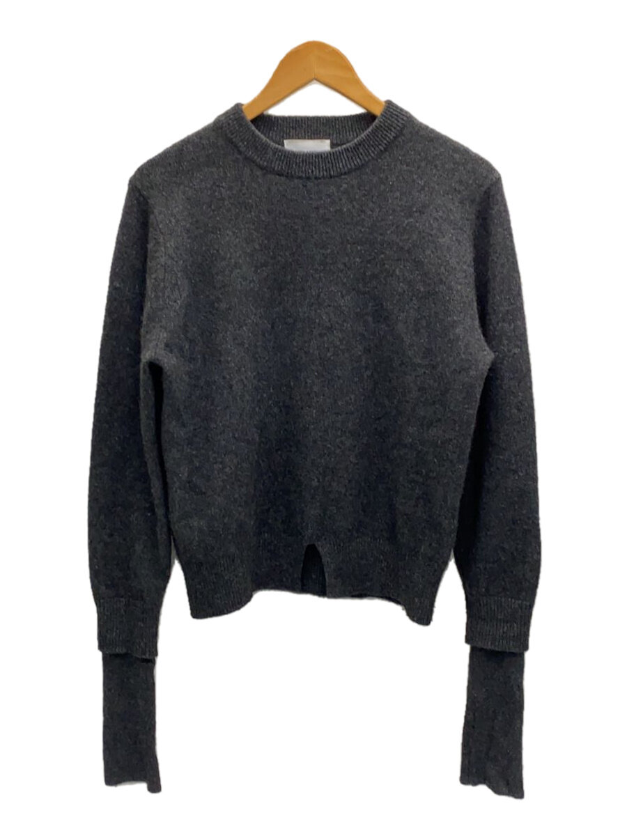 【中古】CLANE◆ニット・セーター(厚手)/2/ウール/GRY/無地/13106-2162【レディースウェア】