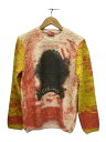 【中古】DIESEL◆タグ付/K-MUNAR/ニット・セーター/M/ウール/マルチカラー/総柄/A16937【メンズウェア】