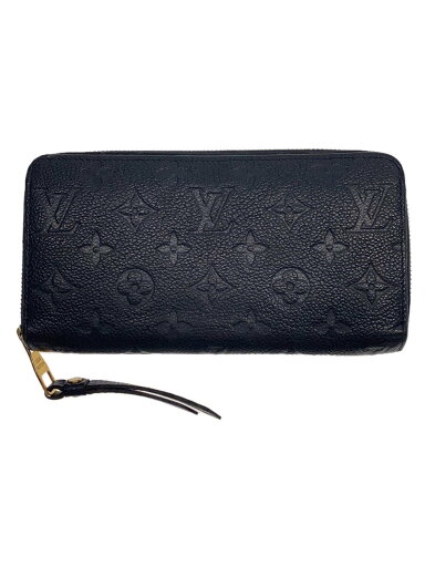 【中古】LOUIS VUITTON◆ジッピー・ウォレット_モノグラム・アンプラント_BLK/牛革/BLK/メンズ【服飾雑貨他】 【中古】LOUIS VUITTON◆ジッピー・ウォレット_モノグラム・アンプラント_BLK/牛革/BLK/メンズ【服飾雑貨他】