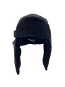 【中古】NEW ERA◆フライトキャップ/FREE/ポリエステル/BLK/メンズ【服飾雑貨他】