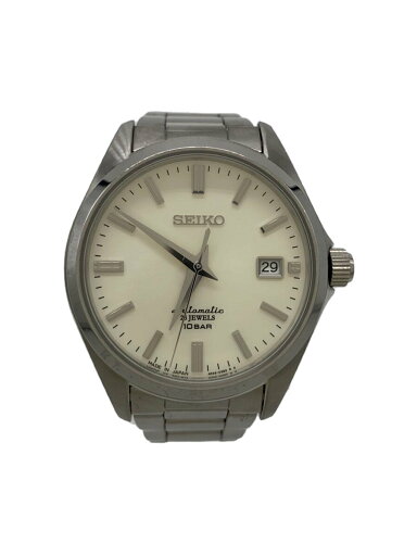 【中古】SEIKO◆自動巻腕時計/アナログ/WHT/SLV/4R35-03X0//【服飾雑貨他】 【中古】SEIKO◆自動巻腕時計/アナログ/WHT/SLV/4R35-03X0//【服飾雑貨他】