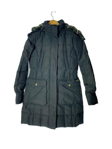 【中古】Woolrich◆BLIZZARD PARKA/ダウンジャケット/S/コットン/ブラック/1402071/色褪せ有【レディースウェア】 【中古】Woolrich◆BLIZZARD PARKA/ダウンジャケット/S/コットン/ブラック/1402071/色褪せ有【レディースウェア】