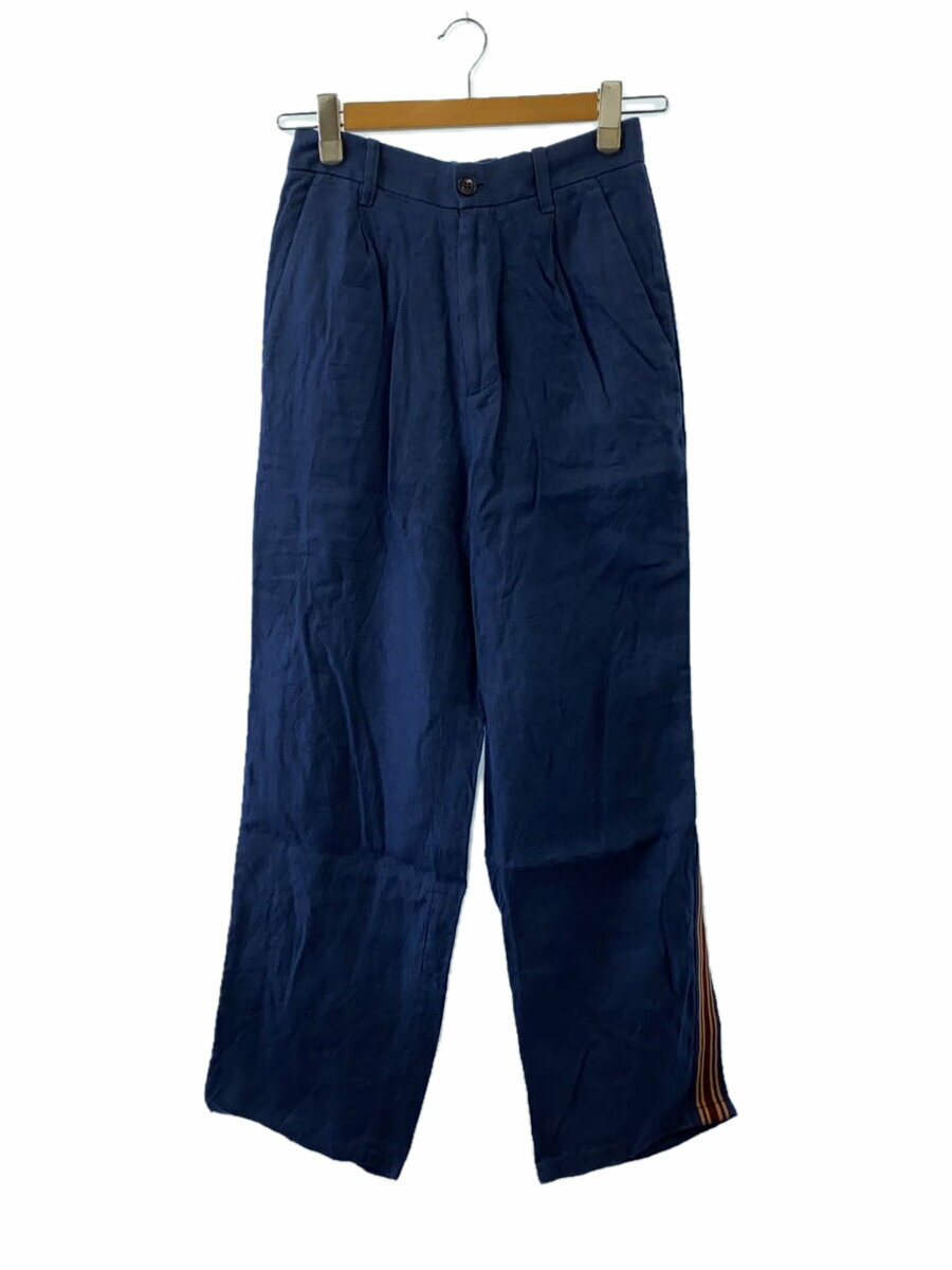 【中古】Coohem◆KNIT SIDELINE LINEN PANTS/ボトム/S/リネン/13-212-020【メンズウェア】