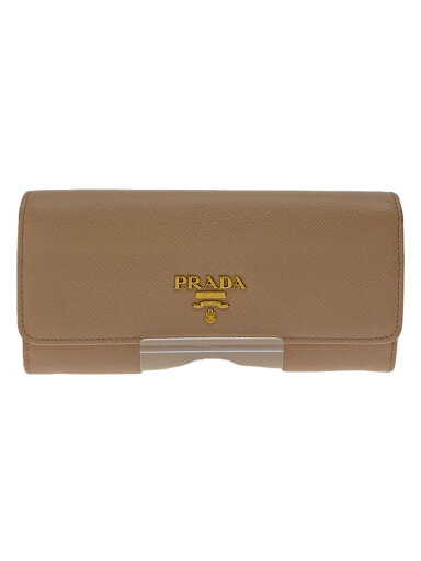 【中古】PRADA◆サフィアーノ/長財布/レザー/PNK/レディース【服飾雑貨他】 【中古】PRADA◆サフィアーノ/長財布/レザー/PNK/レディース【服飾雑貨他】