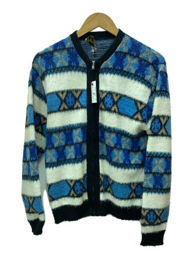 【中古】BARCLAY◆カーディガン(厚手)/--/アクリル/BLU【メンズウェア】 【中古】BARCLAY◆カーディガン(厚手)/--/アクリル/BLU【メンズウェア】