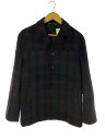 【中古】Paul Smith◆コート/L/ウール/NVY/チェック【