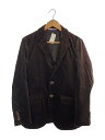 【中古】Paul Smith◆テーラードジャケット/M/コットン/BRW/無地/483311【メンズウェア】