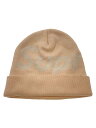 【中古】Supreme◆17AW/BIG LOGO BEANIE/ニットキャップ/--/コットン/PNK/メンズ【服飾雑貨他】