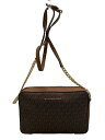 【中古】MICHAEL KORS◆MK SIGNTURE JET SET CAMERA BAG/レザー/BRW/総柄/35F8GTTC3B【バッグ】(4)