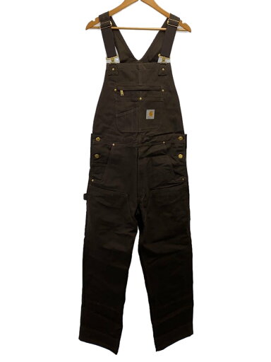 【中古】Carhartt◆オーバーオール/32/コットン/BRW/無地/102776-211【メンズウェア】 【中古】Carhartt◆オーバーオール/32/コットン/BRW/無地/102776-211【メンズウェア】
