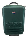 【中古】American Tourister◆トラベルキャリー/コットン/GRN/無地【バッグ】