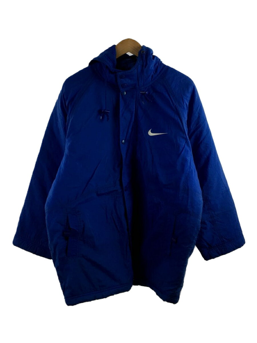 【中古】NIKE◆コート/M/ナイロン/BLU/F7-XYG【メンズウェア】