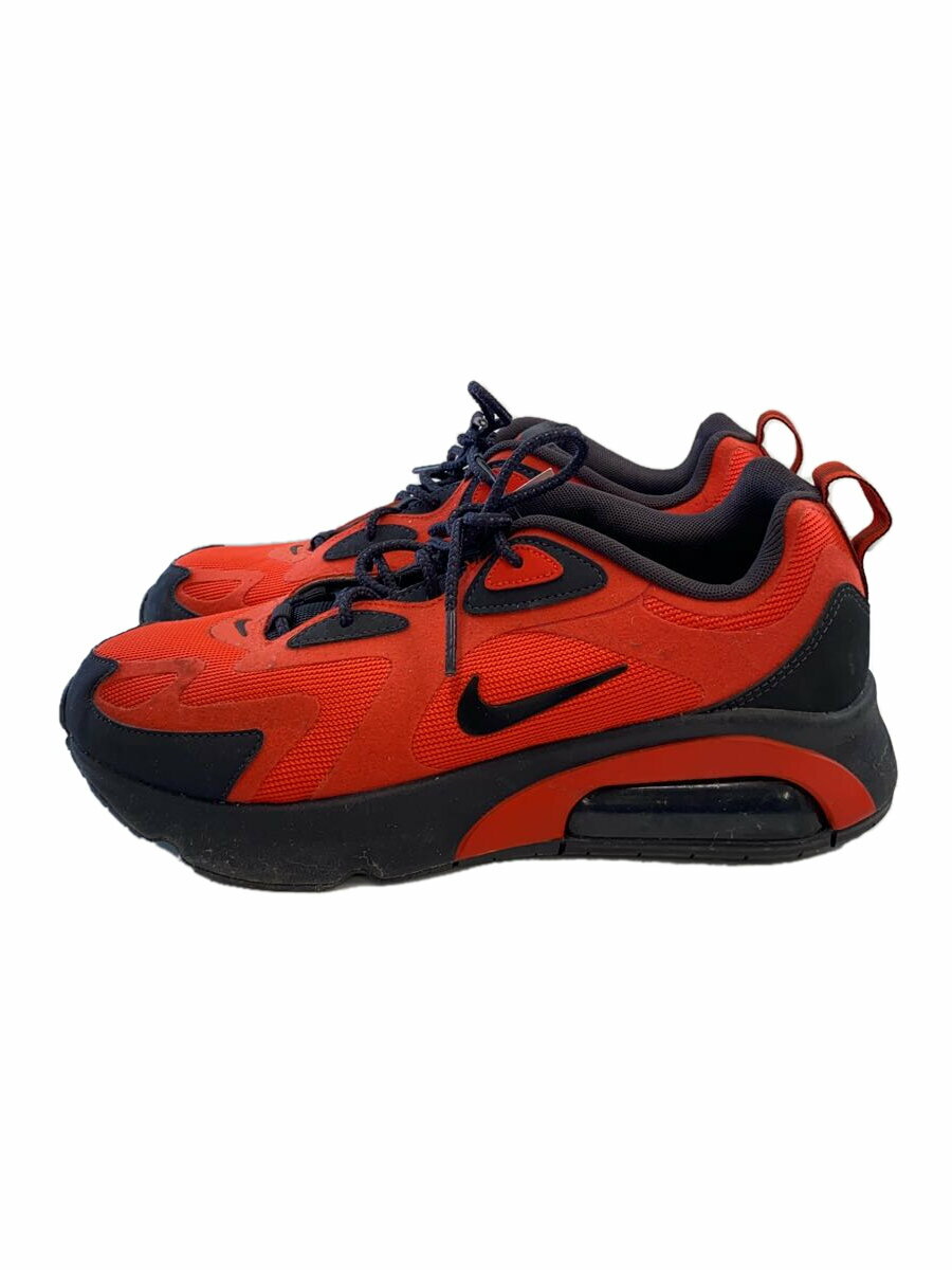 【中古】NIKE◆AIR MAX 200/26cm/レッド/キャンバス【シューズ】