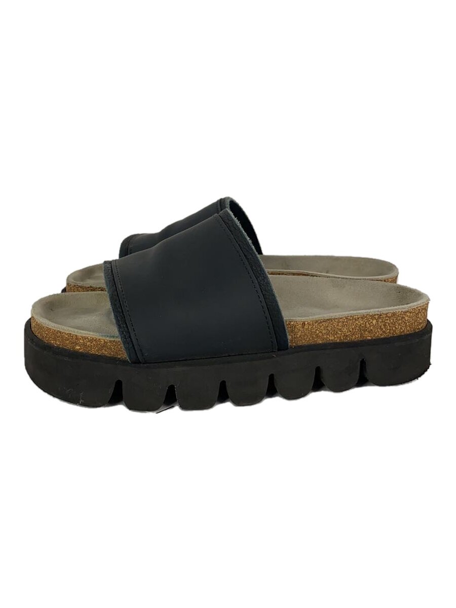 【中古】Hender Scheme◆サンダル/ブラック/レザー【シューズ】