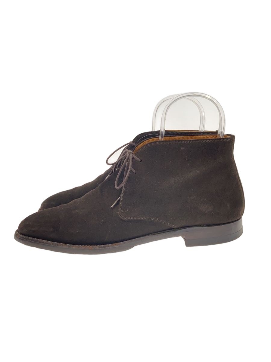 【中古】scotch grain◆チャッカブーツ/25.5cm/BRW/スウェード/5500【シューズ】