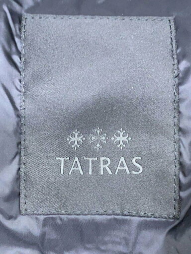 【中古】TATRAS◆ダウンジャケット/3/ナイロン/BLK/無地/MTAT24A4865-D//【メンズウェア】