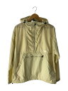 【中古】THE NORTH FACE◆COMPACT ANORAK_コンパクトアノラック/L/ナイロン/クリーム【メンズウェア】
