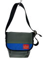 【中古】Manhattan Portage◆ショルダーバッグ/キャンバス/GRY【バッグ】(4)