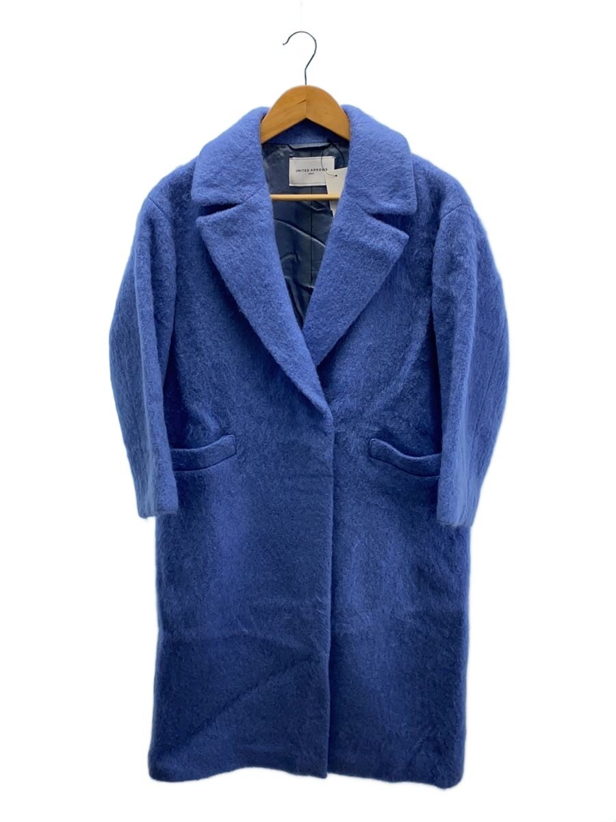 【中古】UNITED ARROWS◆コート/34/ウール/IDG/1525-147-4859//【レディースウェア】