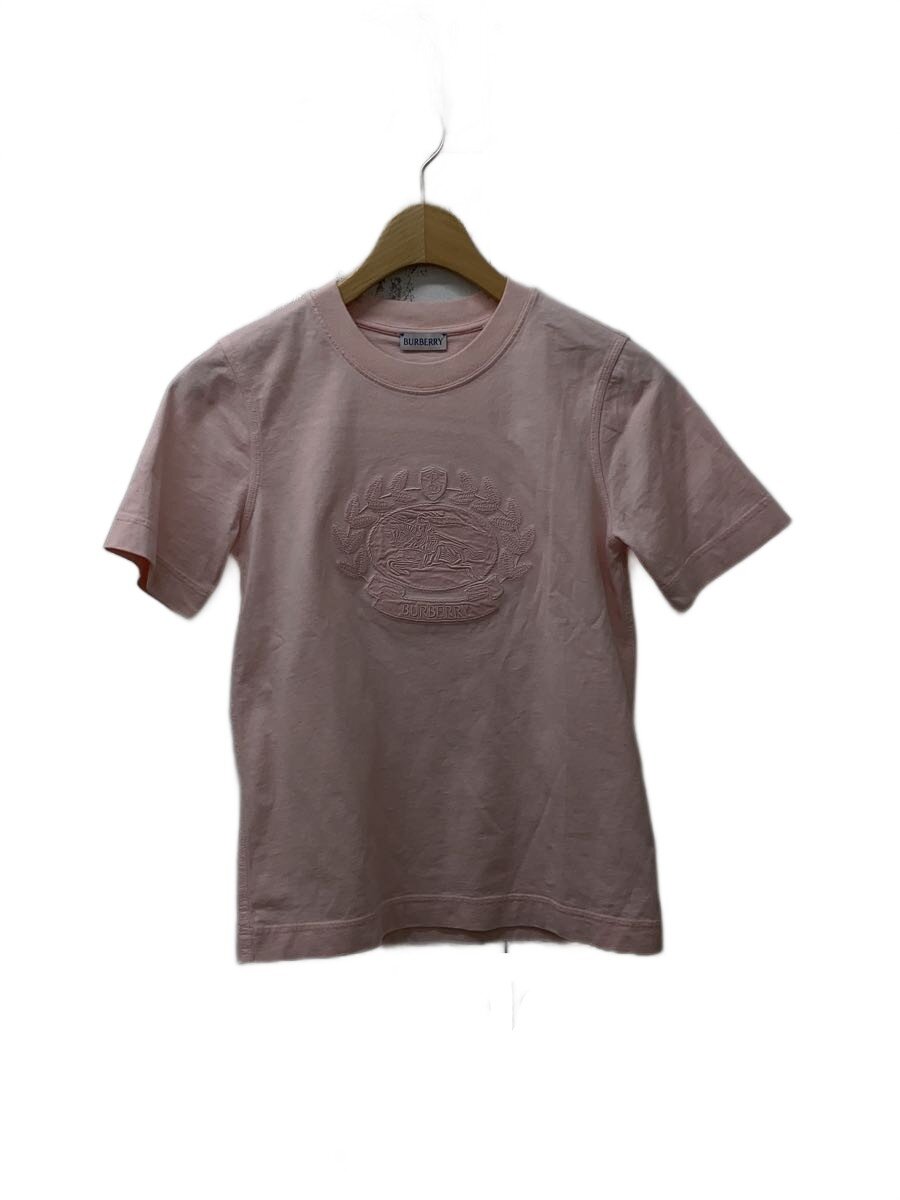 【中古】BURBERRY◆Tシャツ/--/コットン/PNK//【レディースウェア】