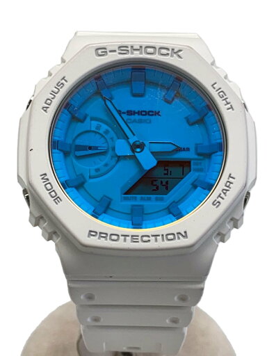 【中古】CASIO◆クォーツ腕時計/デジアナ/WHT/GA-2100TL【服飾雑貨他】 【中古】CASIO◆クォーツ腕時計/デジアナ/WHT/GA-2100TL【服飾雑貨他】