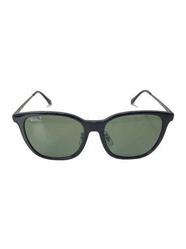 【中古】Ray-Ban◆サングラス/ウェリントン/プラスチック/BLK/GRN/メンズ/RB4333D//【服飾雑貨他】 【中古】Ray-Ban◆サングラス/ウェリントン/プラスチック/BLK/GRN/メンズ/RB4333D//【服飾雑貨他】