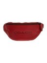 【中古】COACH◆ウエストバッグ/レザー/RED/無地/C6291/ショルダーバッグ【バッグ】
