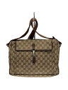 【中古】GUCCI◆ショルダーバッグ/キャンバス/KHK/総柄【バッグ】(4)