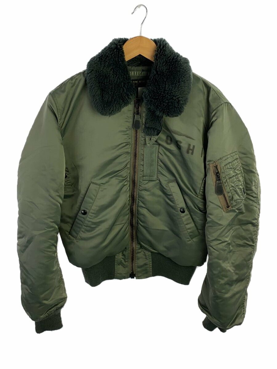 【中古】CAB CLOTHING◆ミリタリージャケット/42/ナイロン/KHK/プリント/MIL-J-6251B【メンズウェア】