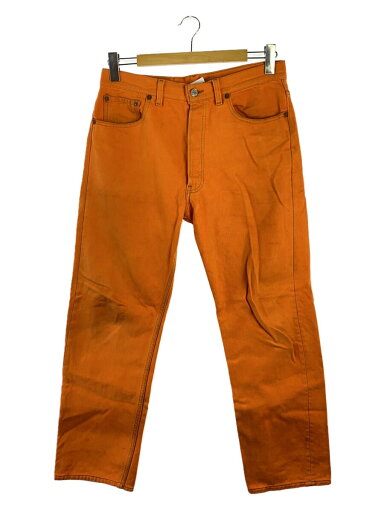 【中古】Levi’s◆ボトム/33/コットン/オレンジ/無地/021-82014/90s/USA製後染め【メンズウェア】 【中古】Levi’s◆ボトム/33/コットン/オレンジ/無地/021-82014/90s/USA製後染め【メンズウェア】