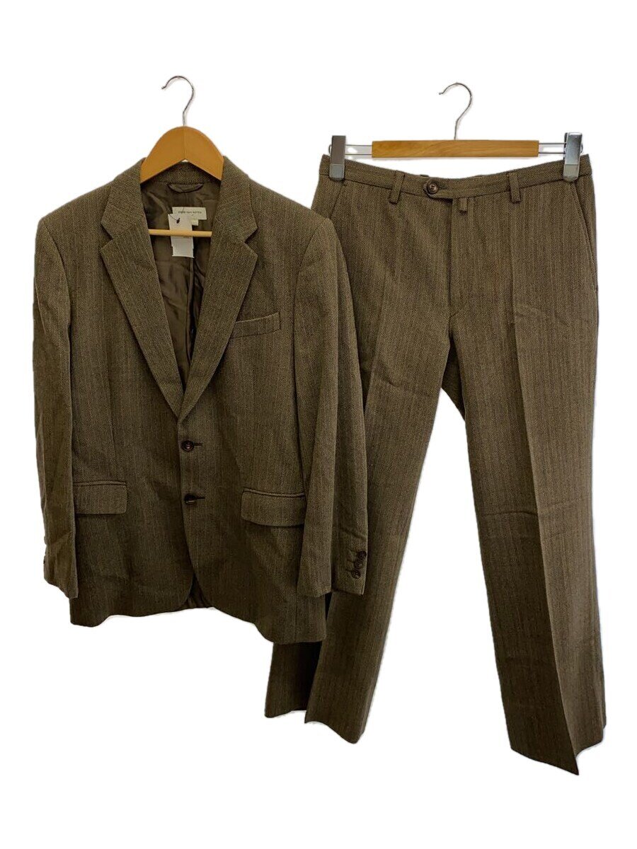 【中古】DRIES VAN NOTEN◆セットアップ/46/ウール/ブラウン/3951-1405【メンズウェア】