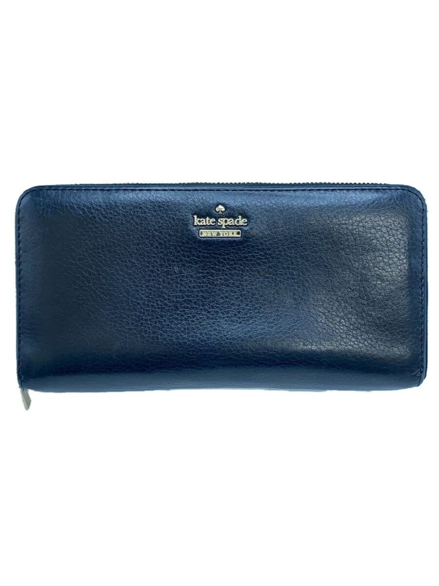 【中古】kate spade new york◆長財布/レザー/BLK/レディース/RN0102760【服飾雑貨他】