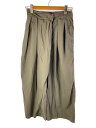 【中古】LEMAIRE◆ワイドパンツ/38/コットン/GRY/pa270 lf445/jinghi sas【レディースウェア】