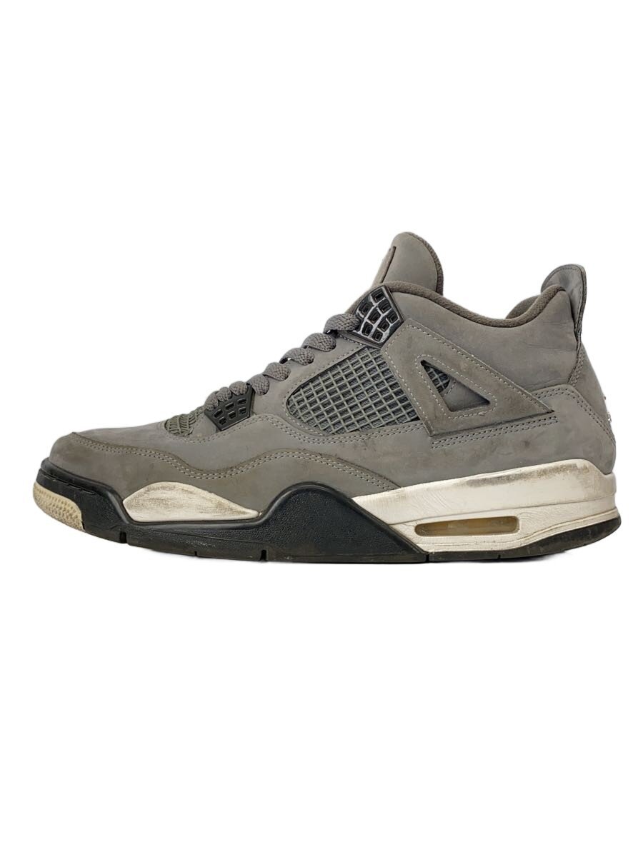 NIKE◆AIR JORDAN 4 RETRO/エアジョーダンレトロ/グレー/308497-007/29cm/GRY