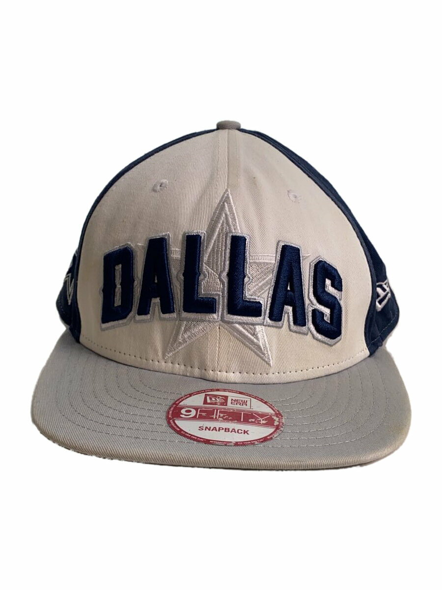 【中古】NEW ERA◆キャップ/スナップバック/--/ポリエステル/NVY/無地/メンズ【服飾雑貨他】