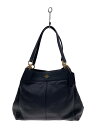 【中古】COACH◆ショルダーバッグ/レザー/ブラック/無地/F27593/コーチ【バッグ】