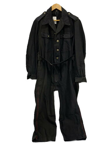 【中古】MILITARY◆オランダ軍/50s-60s/ブラックモールスキン/オールインワン/コットン/BLK【メンズウェア】 【中古】MILITARY◆オランダ軍/50s-60s/ブラックモールスキン/オールインワン/コットン/BLK【メンズウェア】