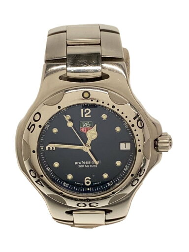 【中古】TAGHeuer◆クォーツ腕時計/アナログ/ステンレス/NVY/SLV/SS//【服飾雑貨他】 【中古】TAGHeuer◆クォーツ腕時計/アナログ/ステンレス/NVY/SLV/SS//【服飾雑貨他】