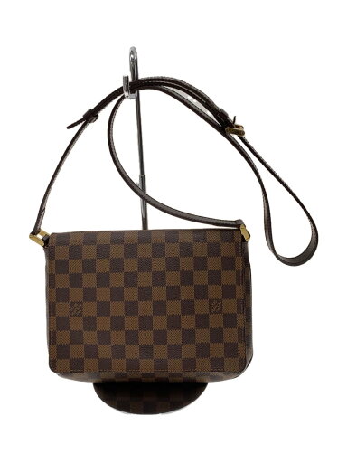 【中古】LOUIS VUITTON◆ミュゼット・タンゴ_ダミエ・エベヌ_ショートショルダー_BRW/PVC/BRW【バッグ】 【中古】LOUIS VUITTON◆ミュゼット・タンゴ_ダミエ・エベヌ_ショートショルダー_BRW/PVC/BRW【バッグ】