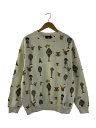 【中古】X-LARGE◆スウェット/L/コットン/ホワイト/総柄/101244012007【メンズウェア】(4)